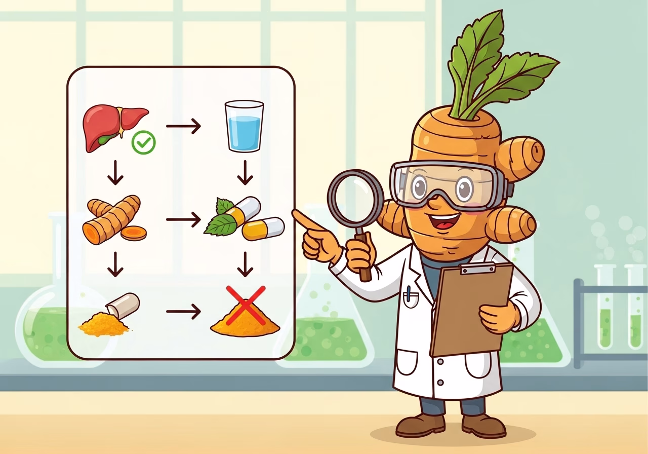 肝臓に不安がある人のためのウコン・クルクミン安全活用ガイド